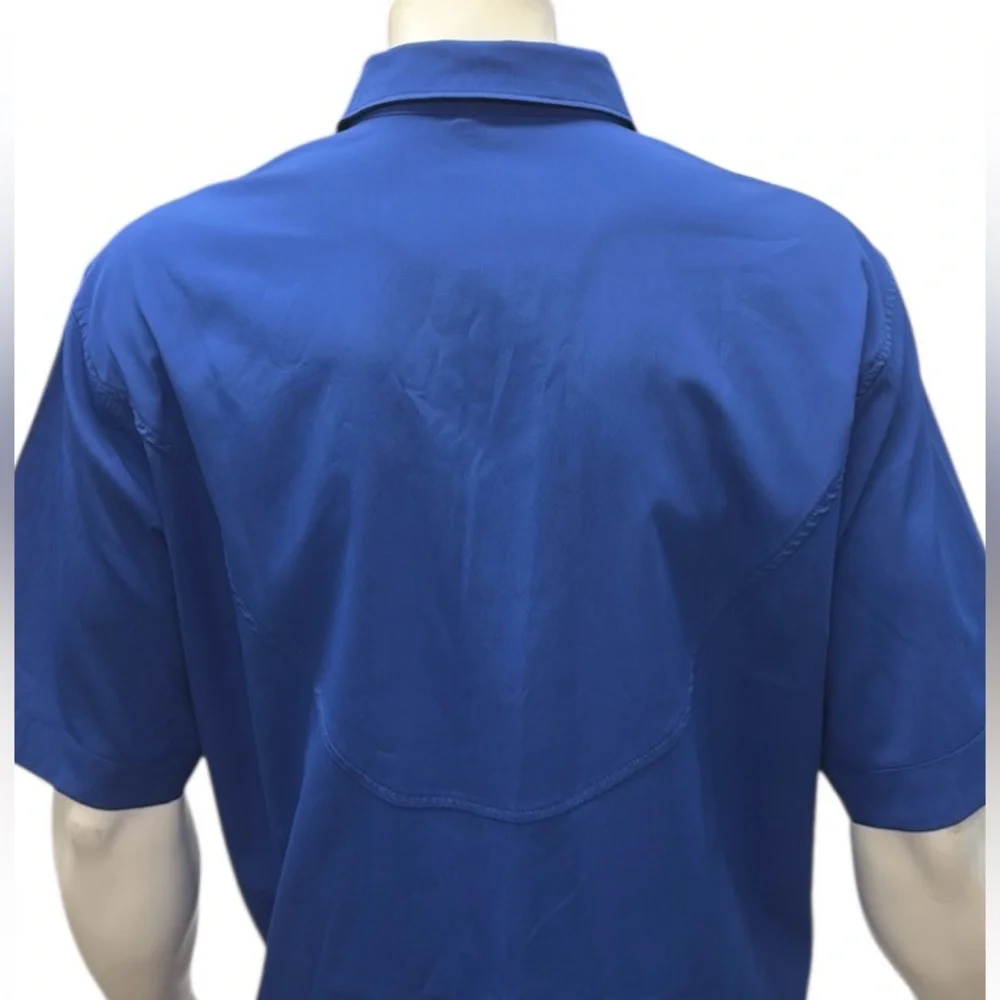 Nike Authentic Team Dri-Fit Florida Gators Blue Embroidered Button Up Shirt XL